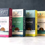 Set of four artisan savoury biscuits from POPTI cornish bakehouse